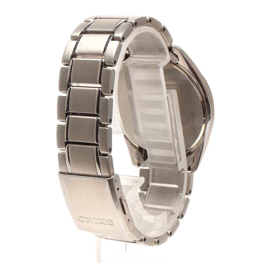 セイコー 腕時計 ソーラー ホワイト 7B52-0AK0 メンズ SEIKO 中古