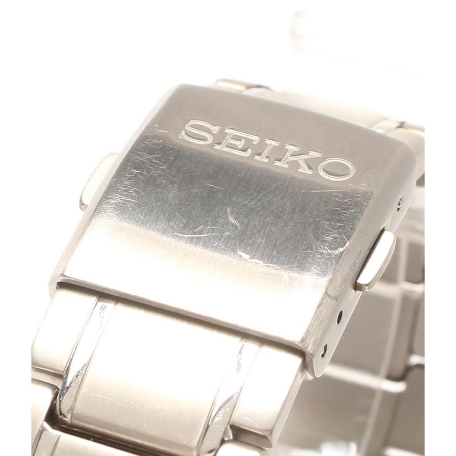 セイコー 腕時計 ソーラー ホワイト 7B52-0AK0 メンズ SEIKO 中古