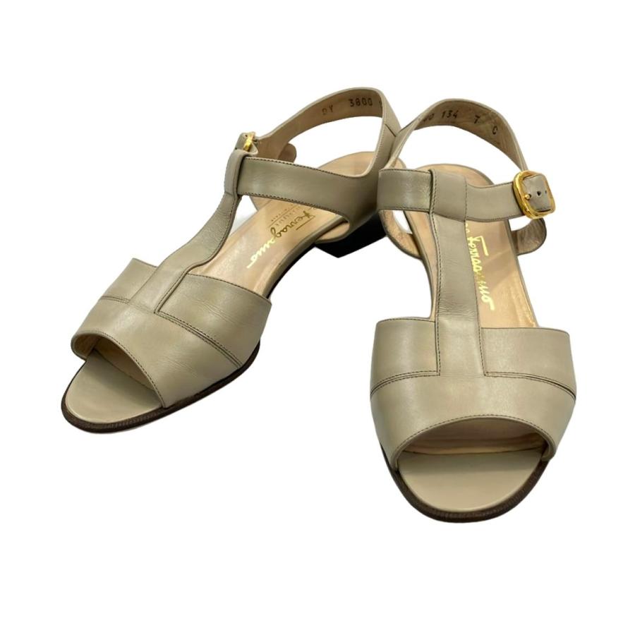 値下げ！7号 サルバトーレフェラガモ サンダル 24.5-25cm Salvatore Ferragamo - 美品 Salvatore Ferragamo