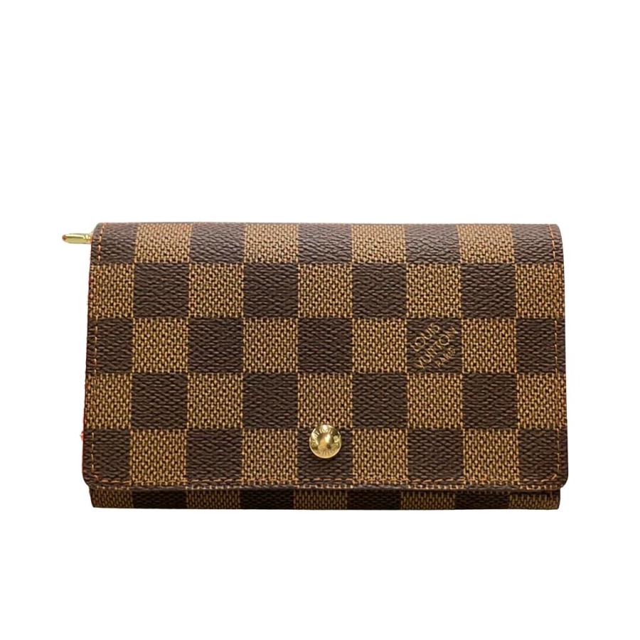 ルイ・ヴィトン 二つ折り財布 ポルトモネ ビエ トレゾール ダミエ