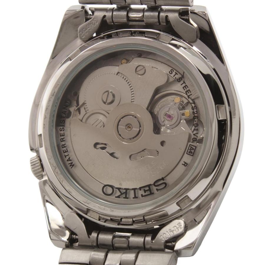 セイコー5 SEIKO5 自動巻き時計　7S26-01V0 美品　値下げ！ SEIKO セイコー 5 ファイブ 腕時計 7S26-01V0 自動巻き ブラック