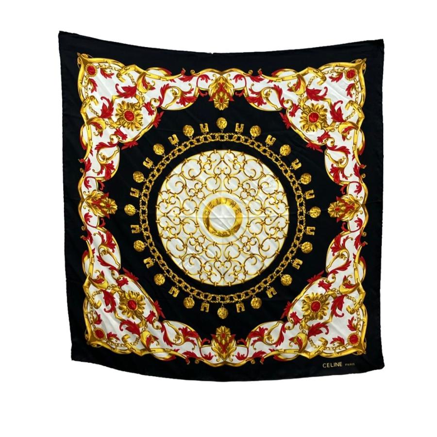 セリーヌ スカーフ シルク100% レディース CELINE 中古 : Rehello by