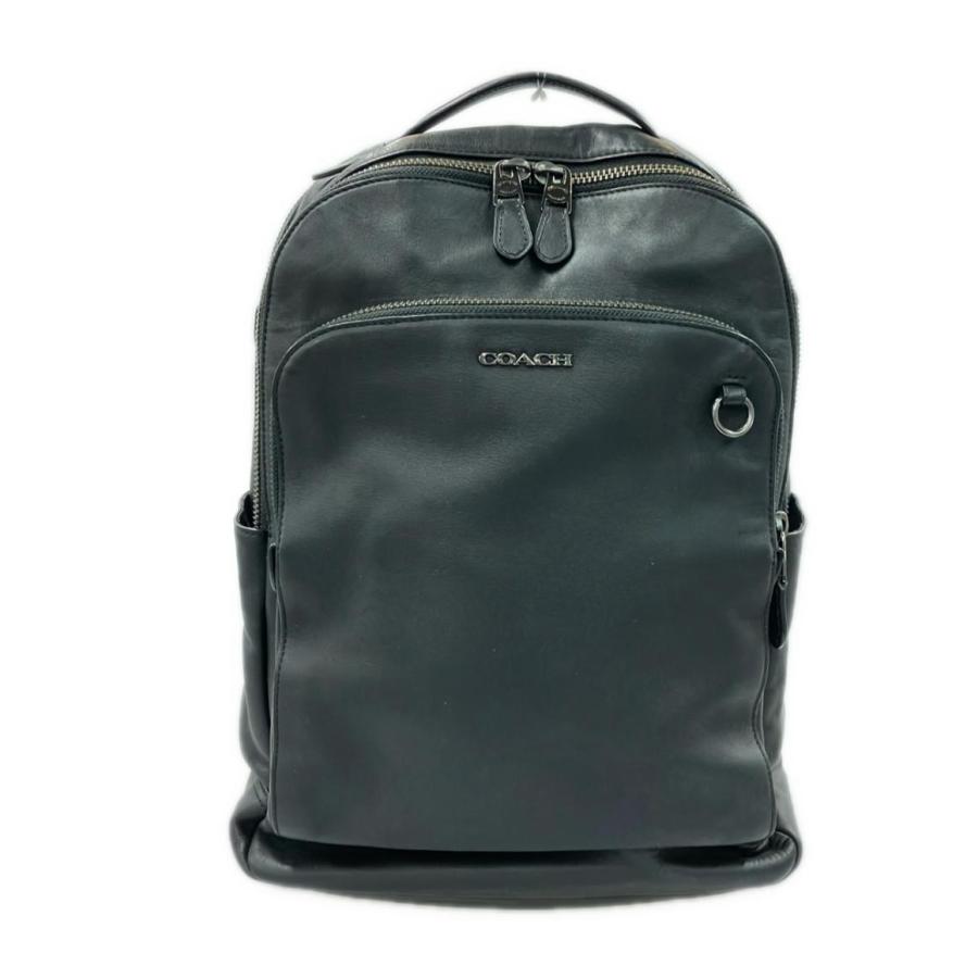 COACH コーチ レザー バックパック A4 ブラック 89939 COACH コーチ レザー バックパックリュック A4 黒89939