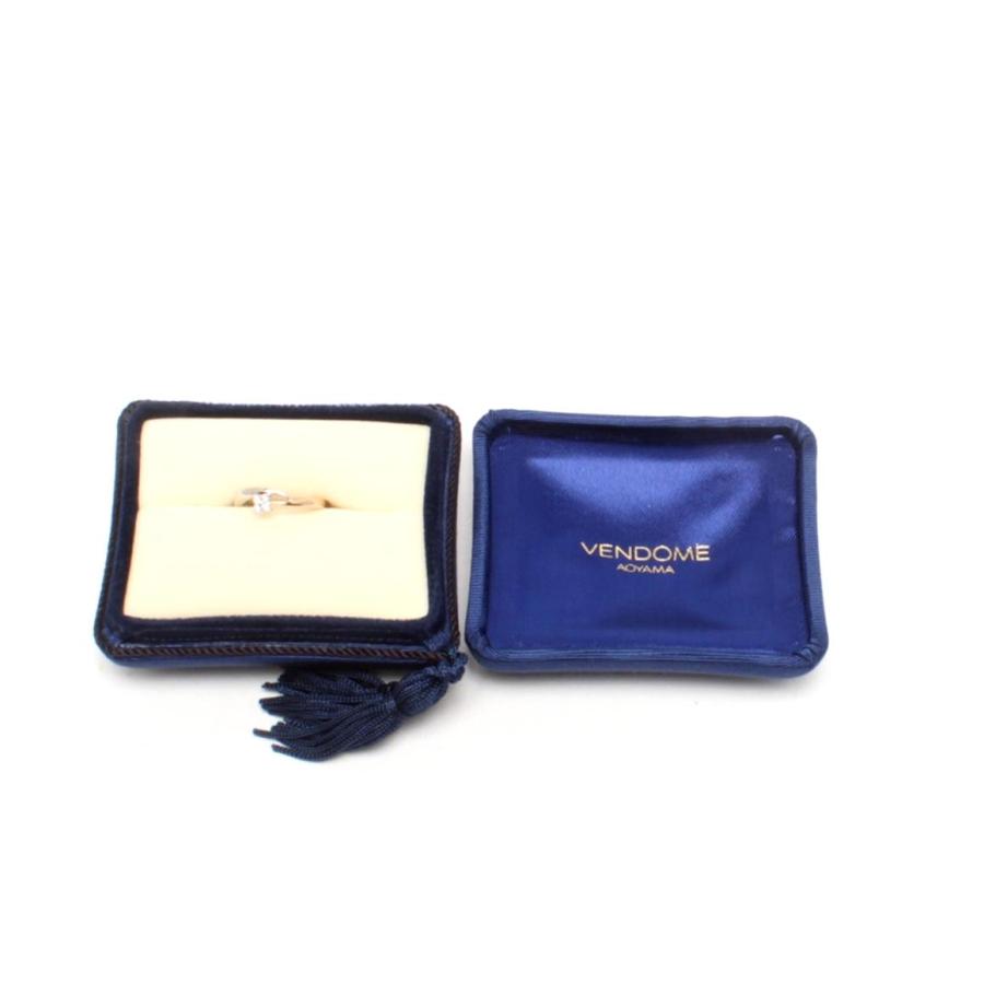 美品 ヴァンドームアオヤマ リング 指輪 K18 ダイヤ 4P レディース