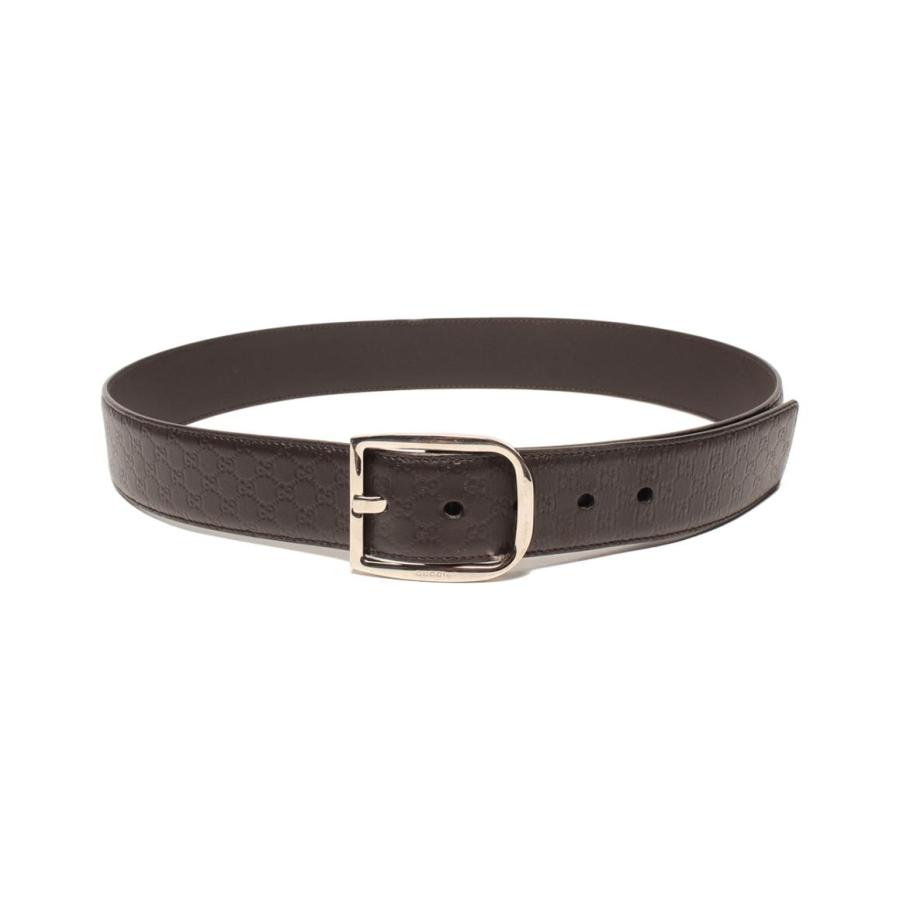 グッチ ベルト マイクログッチシマ 449716 メンズ GUCCI 中古