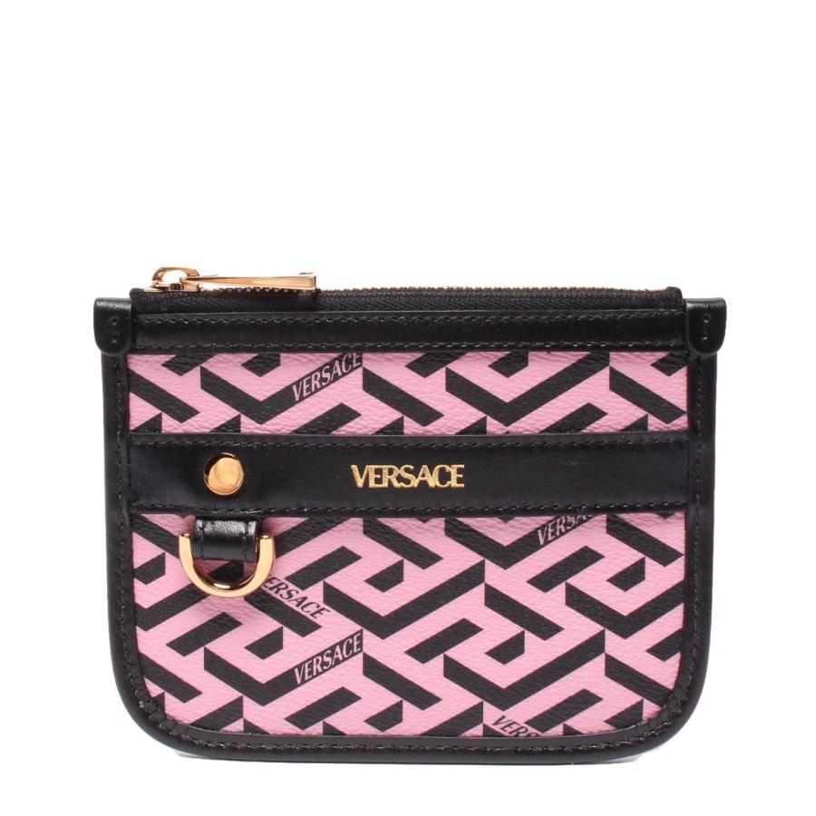 美品 ヴェルサーチ モジュラー マルチ ミニポーチ ラ グレカ