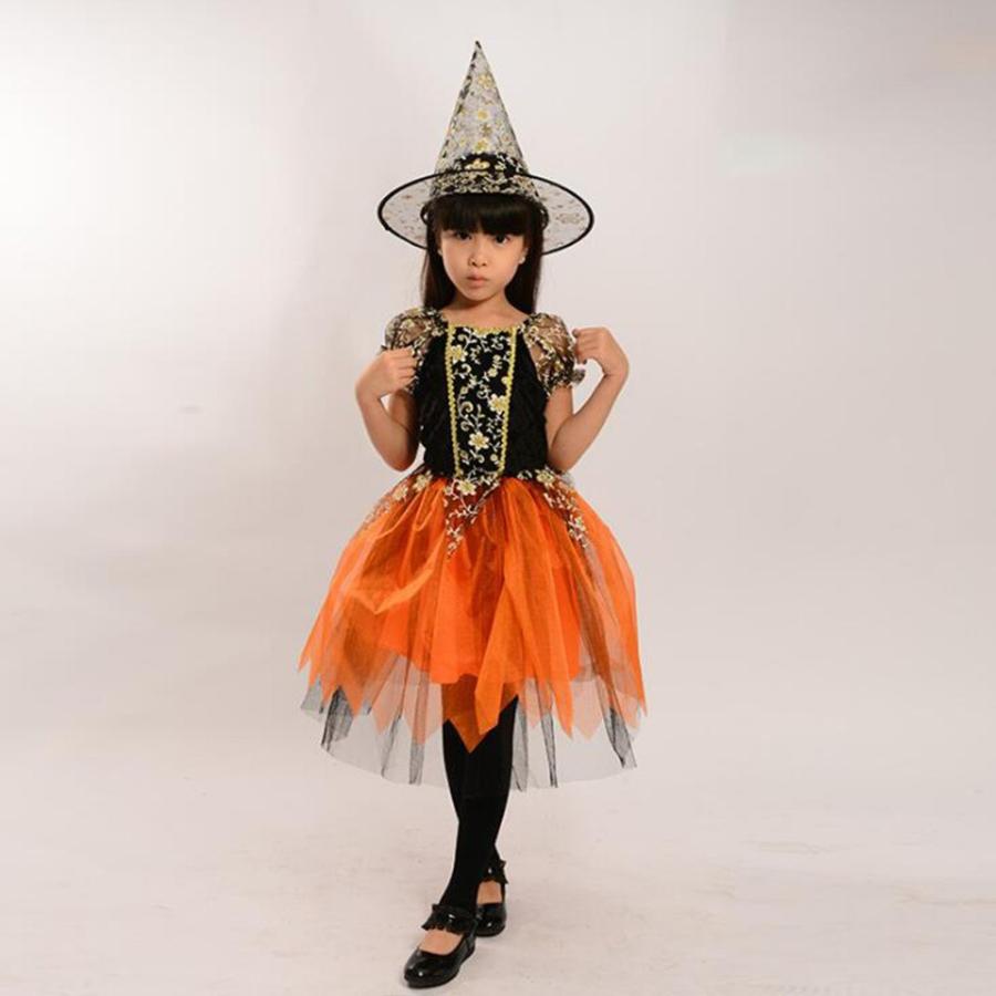 最大73 Offクーポン ハロウィン 魔女 子供用 悪魔 ウィッチ コスチューム 仮装 コスプレ衣装 Materialworldblog Com