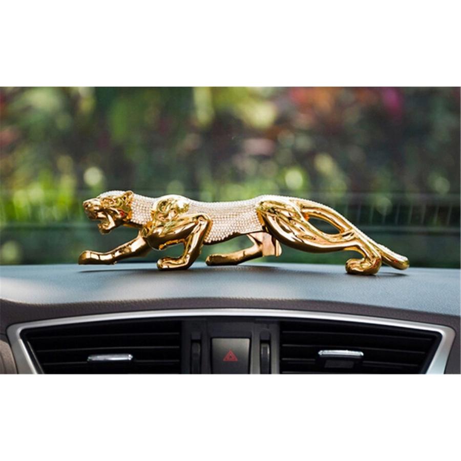 車 かざり 幸せを運ぶ飾り置物 風水 縁起 装飾 インテリア 豹 ヒョウ 動物 アニマル 車用 車載 Che712 Gd 1storehome 通販 Yahoo ショッピング