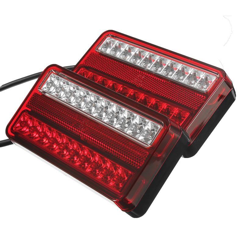 12v 連 Led 防水 テール ランプ 左右 セット ウインカー スモール ブレーキ ライト 汎用 トラック トレーラー ボート リフト デコトラ Te Tail 1storehome 通販 Yahoo ショッピング
