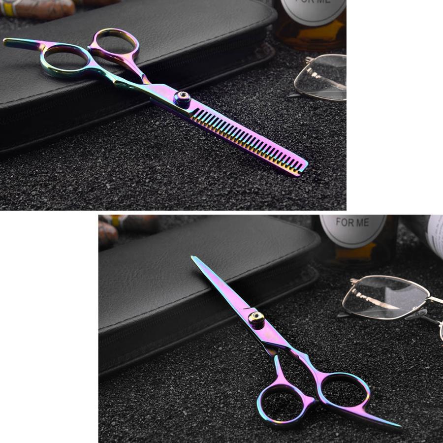 定番のお歳暮 ハサミ 散髪用ハサミ ヘアカット ハサミセット 理容 理髪 はさみセット 家庭用 自宅 自宅カット 8点セット 収納ケース付き Wantannas Go Id