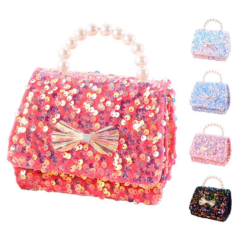 市販 キッズ 子供 女の子 バッグ ショルダーバッグ パーティーバッグ ハンドバッグ 2way 斜めがけ 蝶結び 幼稚園 かわいい ガール 誕生日 Supplystudies Com