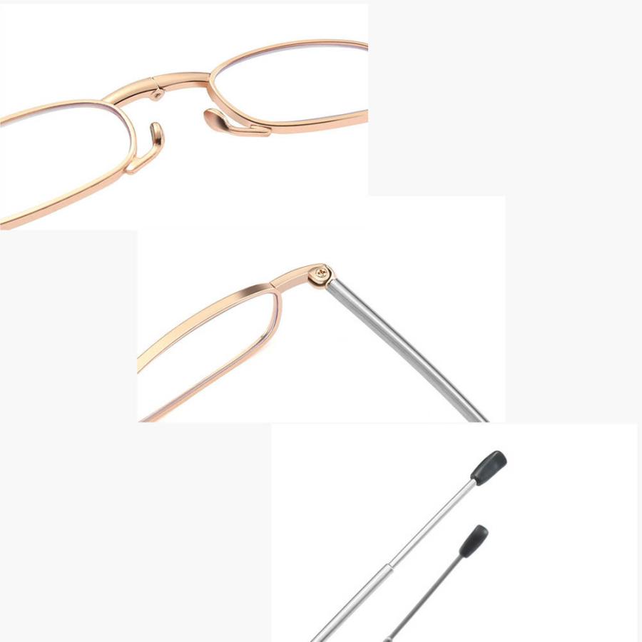 メガネ 老眼鏡 ブルーライトカット 折りたたみ式老眼鏡 伸縮できる 