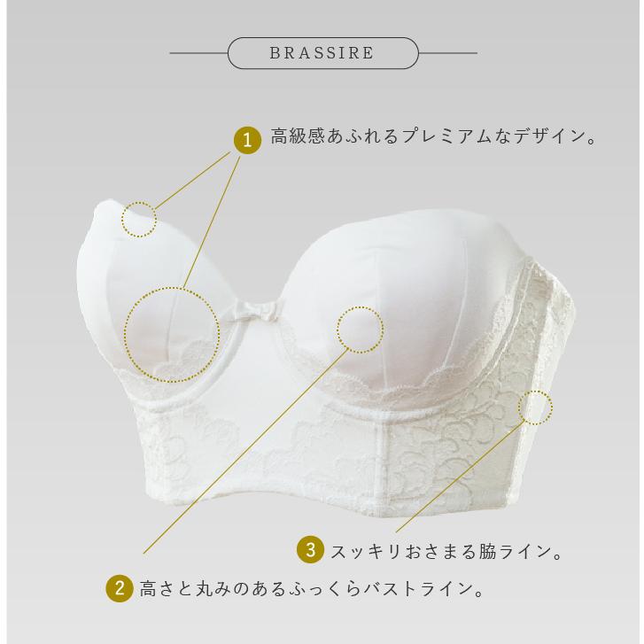 ブライダルインナー3点セット ブラジャー ウエストニッパー フレア  