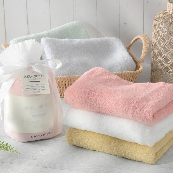 おぼろタオル（OBORO TOWEL） 素肌が微笑む フェイスタオル ラッピング