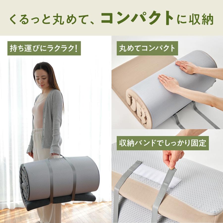 HUGMIN ハグミン 高反発 マットレス ごろ寝マット 幅60x奥行180x