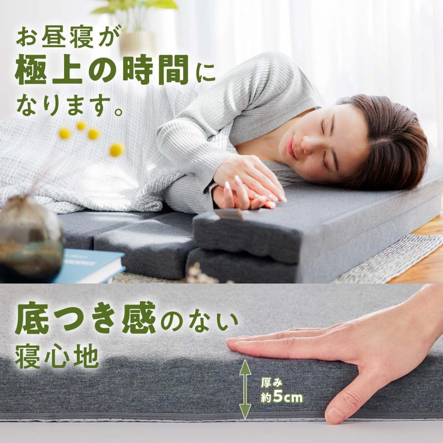 HUGMIN（ハグミン） 高反発 マットレス ごろ寝マット 幅60x奥行180x厚