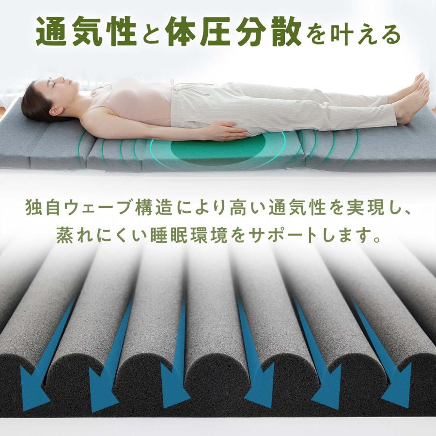 HUGMIN ＼ポイント2倍／ ハグミン 高反発 マットレス ごろ寝