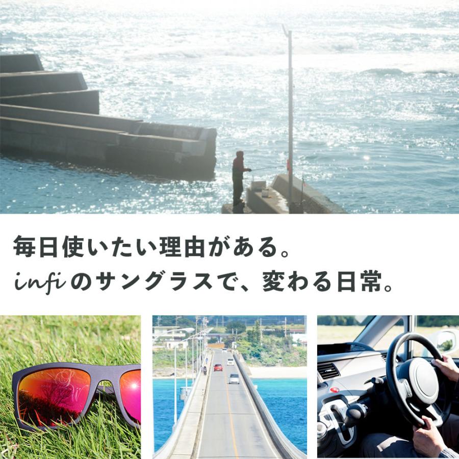 INFI 超軽量 偏光スポーツサングラス ミラーレンズ UVカット