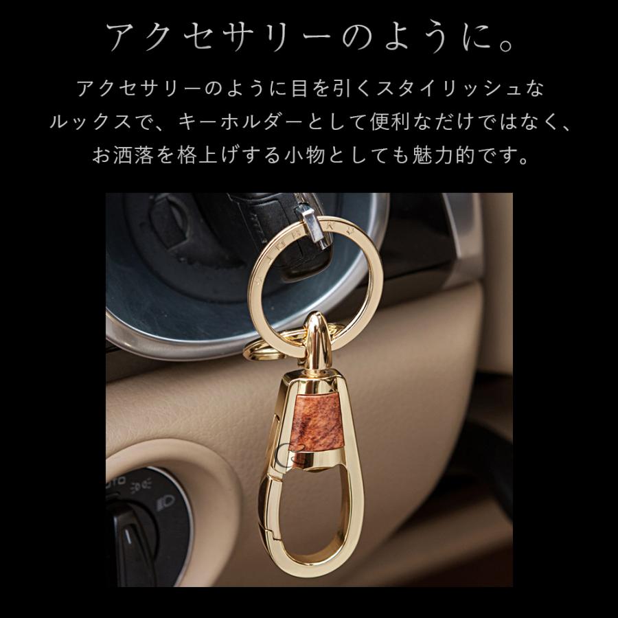 フック カラビナ ラグジュアリー キーホルダー ネックレス アクセサリー カラビナフックキーホルダー 亜鉛合金 シンプル ダブルリング