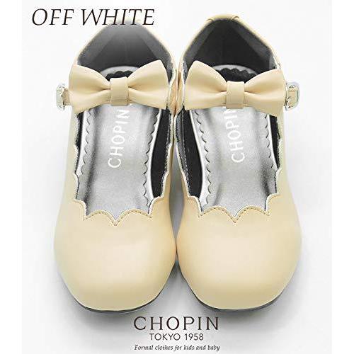 [ショパン] 子供 靴 女の子 フォーマル リボン付きスカラップシューズ (8090-0015) (ホワイト 19cm)｜huhuhu｜07