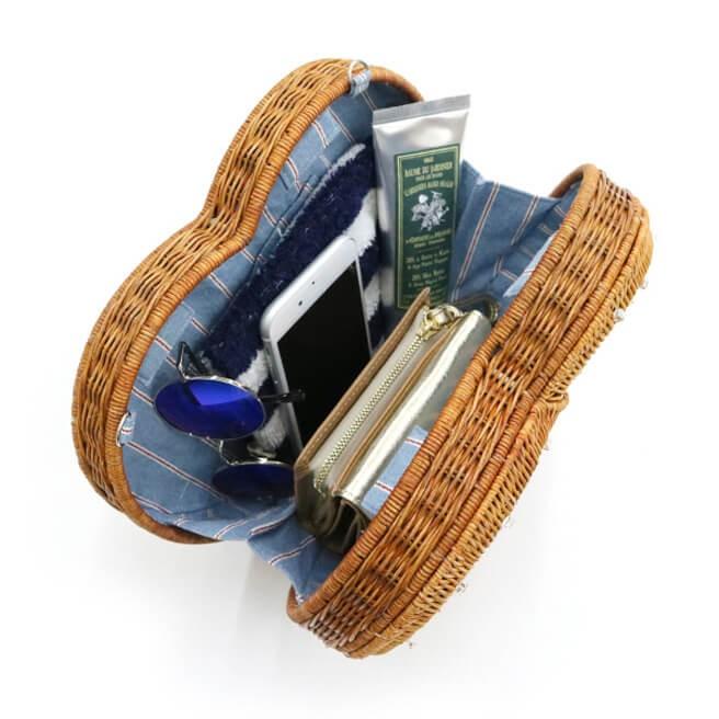 アコモデ プレッツェルバッグ QC421 かごバッグ 天然素材 Accommode  