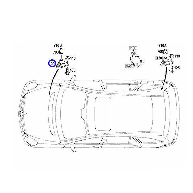 純正 横Gセンサー メルセデスベンツ Sクラス W221 S350 S400 S500 S550 S600 S63AMG(NA) S65AMG | Mercedes-Benz | 01