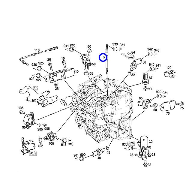 グロープラグ メルセデスベンツ Eクラス W212 E350D OM642 V6エンジン 0011597101p02 藤田商会