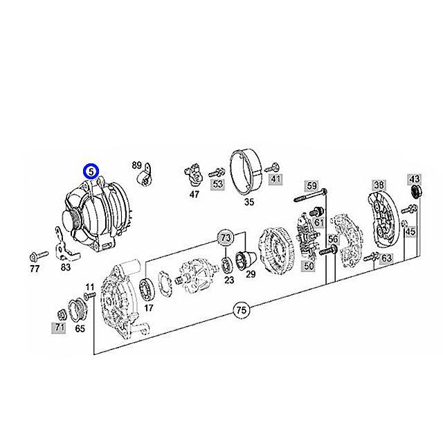Mercedes-Benz（メルセデス・ベンツ） オルタネーター 14V 115A G 