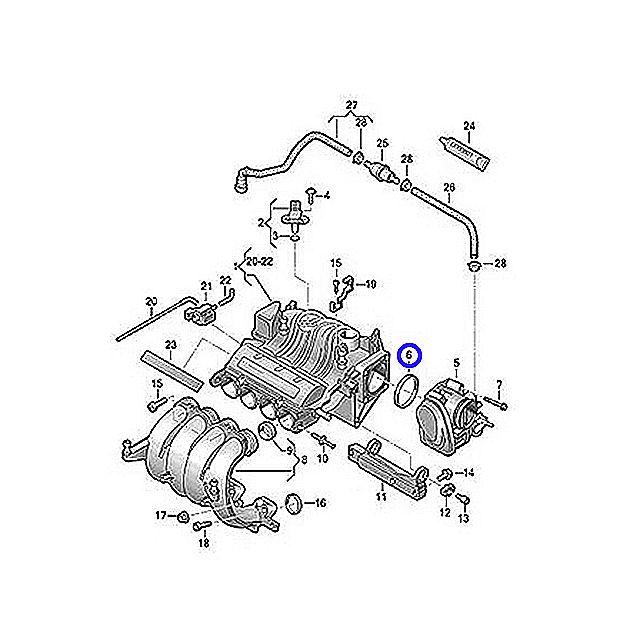 フォルクスワーゲン（Volkswagen） スロットルボディ ガスケット