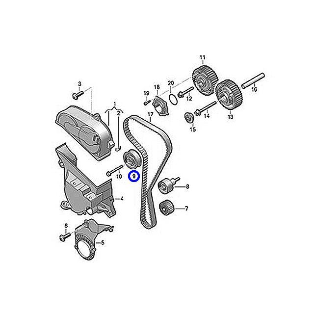 タイミングベルト テンショナー フォルクスワーゲン アップ！ AADKR AACHYW AACHY UP！ | フォルクスワーゲン | 01