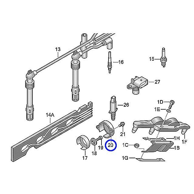 カムシャフトポジションセンサー フォルクスワーゲン ポロ 9NBJX 058905161B カム角センサー インパルスセンサー VW POLO | フォルクスワーゲン | 01