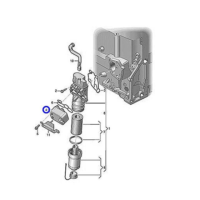 フォルクスワーゲン（Volkswagen） エンジン オイルクーラー ASSY