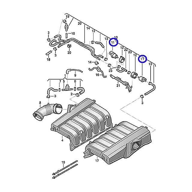 Audi 純正 EVAP チャコールキャニスター パージバルブ アウディ