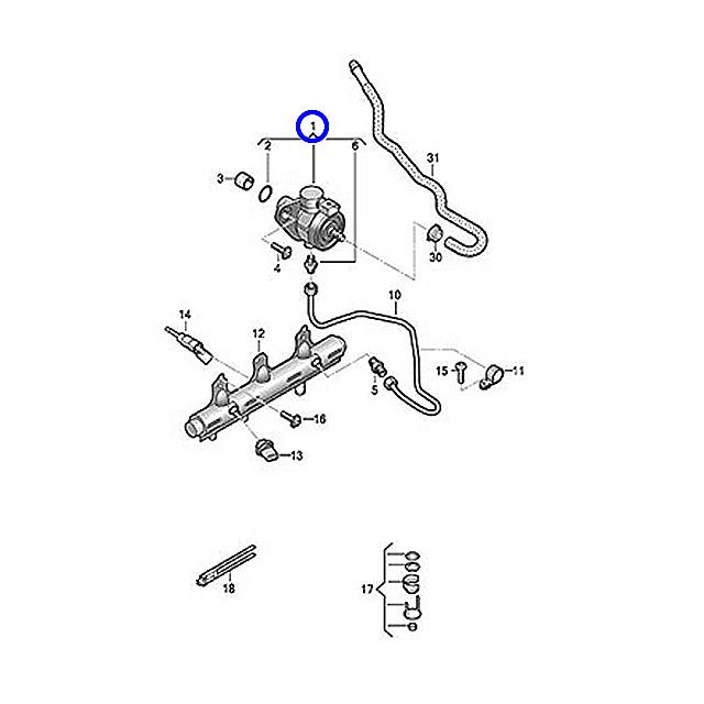 Audi 高圧 燃料ポンプ アウディ A4 8KCDN 8KCDNF 8KCDNA ハイ