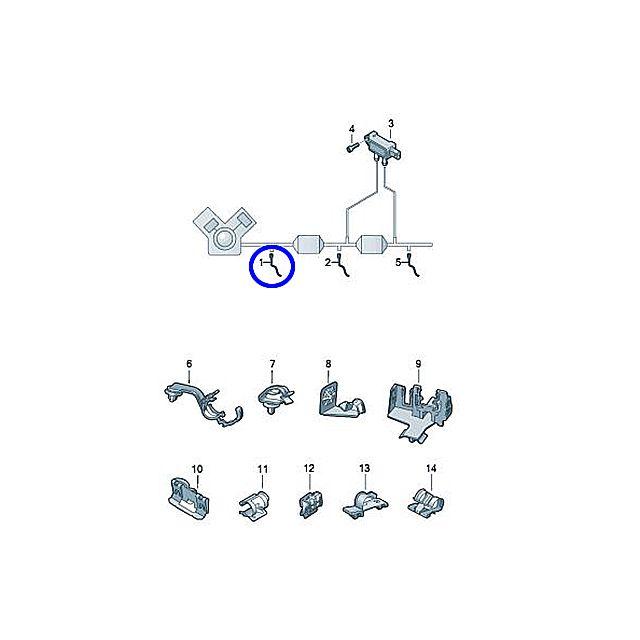 Audi O2センサー ラムダセンサー アウディ A3 S3 8VCJXF 8VCJXL