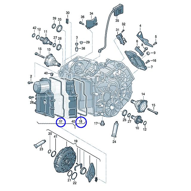 フォルクスワーゲン（Volkswagen） 0AM DQ200 7速DSG メカトロニック