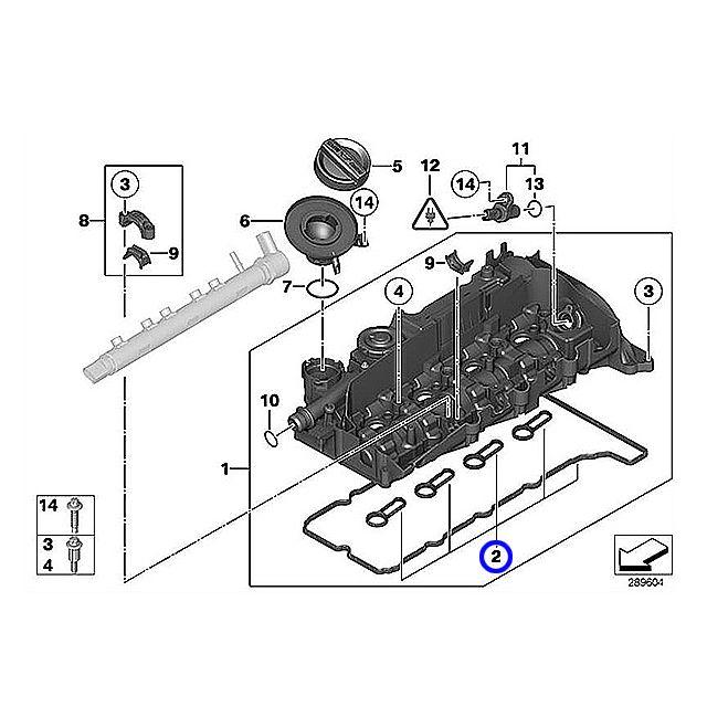 BMW タペットカバーガスケット 3シリーズ F30 F31 320d 3D20