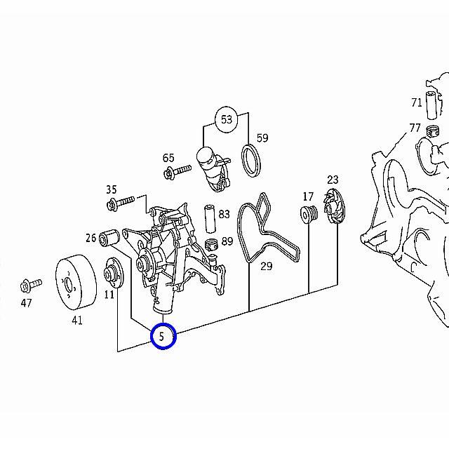 Mercedes-Benz（メルセデス・ベンツ） ウォーターポンプ CLKクラス