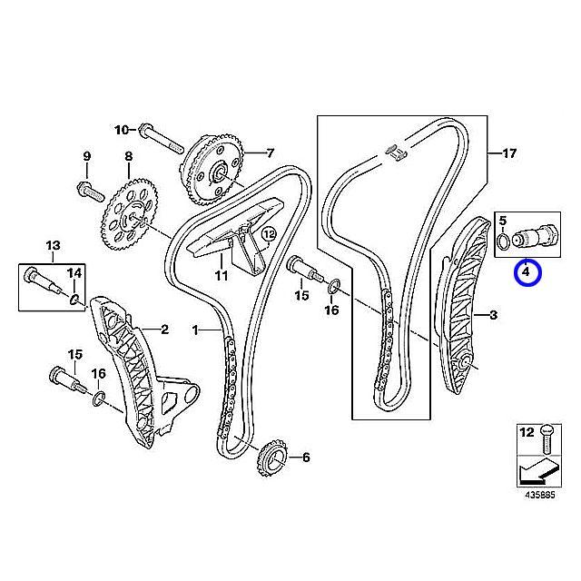 MINI 純正 タイミングチェーンテンショナー MINI(ミニ) R55 R56 R57