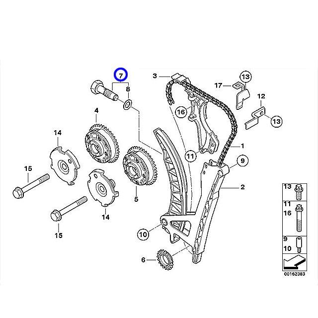 BMW 純正　タイミングチェーンテンショナー MINI BMW 純正 タイミングチェーン テンショナー ミニ R55 R56