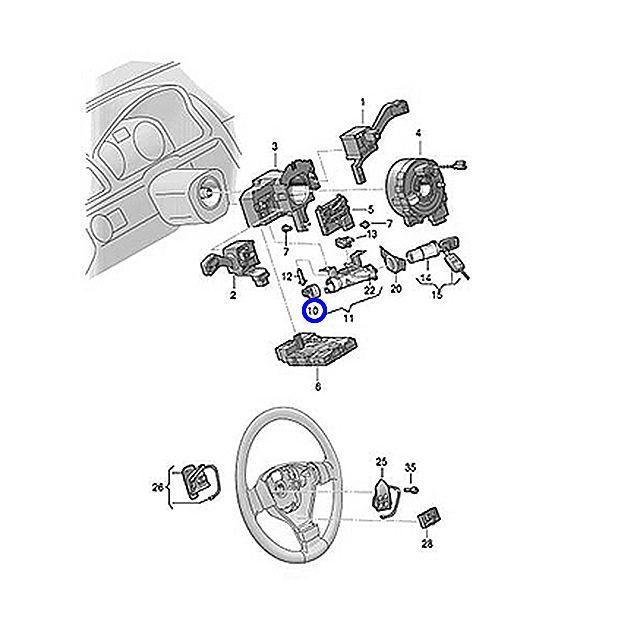 イグニッションスイッチ フォルクスワーゲン トゥーラン 1TAXW 1TBAG 1TBLG 1TBLP 1TBLX 1TBMY 1TCAV 1TCTH 1TCTHW 1TCZD TOURAN | フォルクスワーゲン | 01