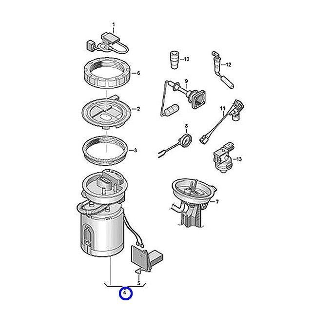 フォルクスワーゲン（Volkswagen） 燃料ポンプ フューエルポンプ