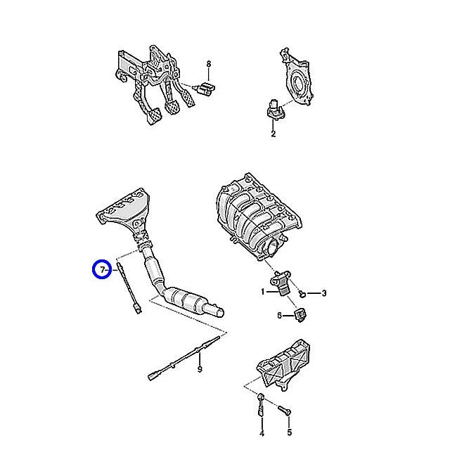Audi O2センサー アウディ A4 8EALT 8EAMBF 8EBFB ラムダ