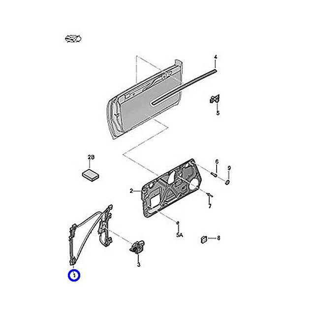 フォルクスワーゲン（Volkswagen） 純正 パワーウインドウ