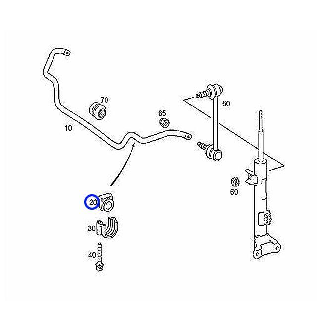 Mercedes-Benz（メルセデス・ベンツ） スタビライザーブッシュ スタビ