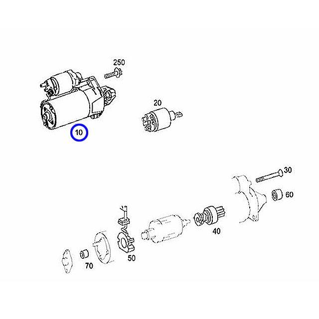 Mercedes-Benz セルモーター エンジンスターター メルセデスベンツ G 