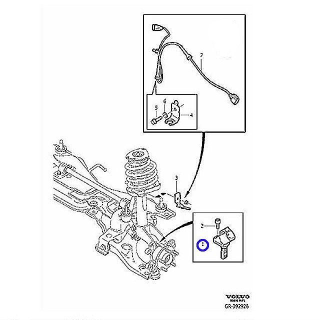 Amazon.com: Wheel Speed Sensor for Volvo Wheel Speed Sensor