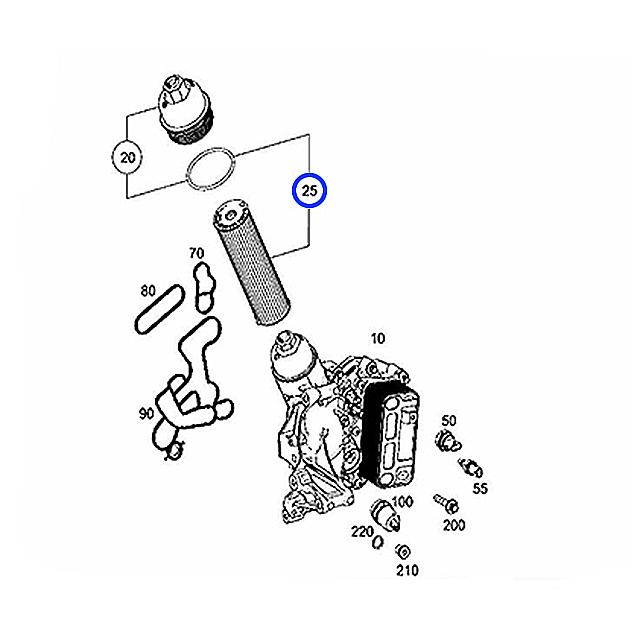 新品 3セット メルセデス フィルター オイルエレメントa6541801100 Amazon.com: PODSI Auto Oil Fil-TER Kit Replacement