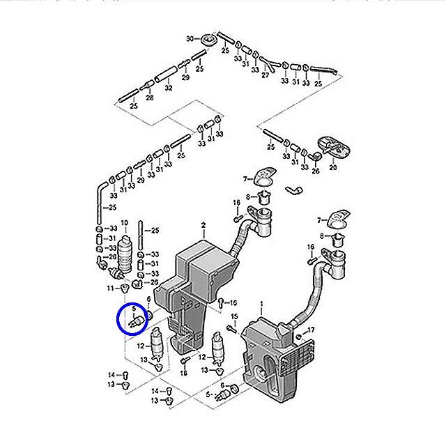 ウォッシャー レベルセンサー アウディ A5/RS5 8T 8F｜hujitashokai｜02