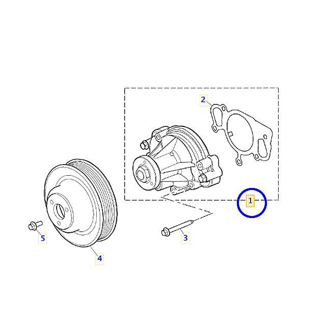 ウォーターポンプ ジャガー Sタイプ XF X250 XJ X208 X350 X358 XK X100 X150｜hujitashokai｜02